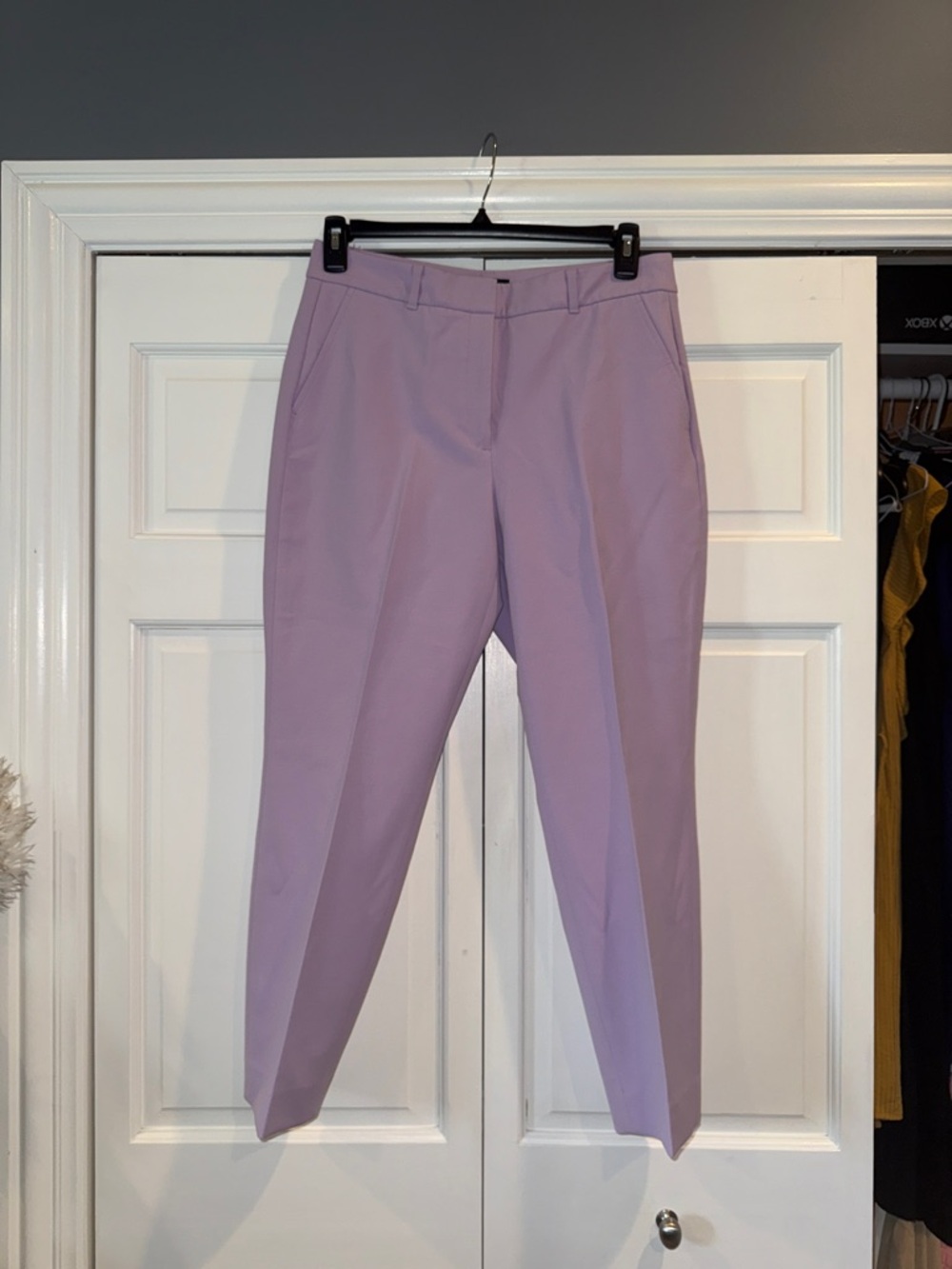 White House Black Market Lavender Tailored Ponte Pants